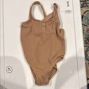 Zara Kids Brown One Piece Swimsuit